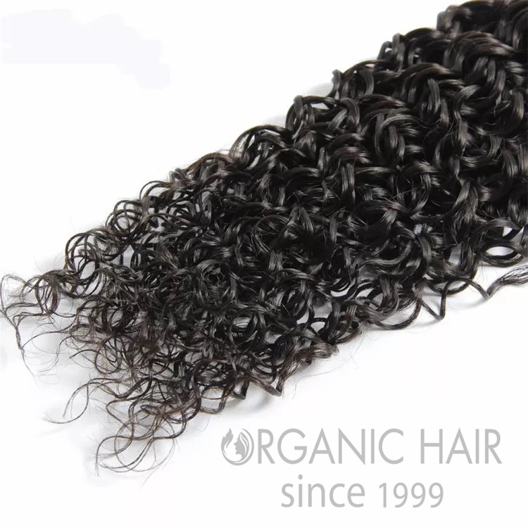 Cheap water curl human hair extensions